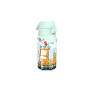 Nerezová láhev na pití ion8 Leak Proof Angry Birds Game level 350 ml