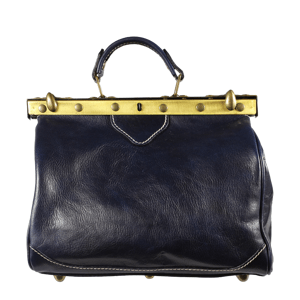 Klasická kožená kabelka Regina Blu