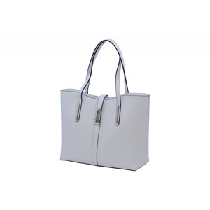 BRIGHT Dámská kožená kabelka Bílá, 34 x 15 x 28 (BR22-AAN8060-15DOL)