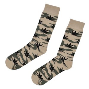 Ponožky Marihuana 39-42, béžová