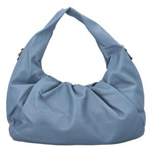 Nepřehlédnutelná dámská koženková kabelka Bibii, modrá