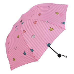 Deštník Hearty, růžový