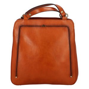 Luxusní dámský kožený kabelko batoh Katana Nice, hnědý