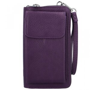 Trendy dámská mini kabelka na mobil Anney, fialová