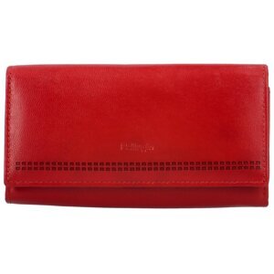 Dámská kožená peněženka Bellugio Nariela, tmavě červená