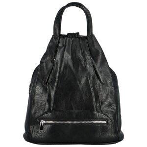 Trendy dámský koženkový batůžek Coleta, černý