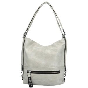 Stylový dámský kabelko-batoh Trittia, šedá