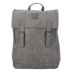 Módní stylový batoh šedý - Enrico Benetti Travers
