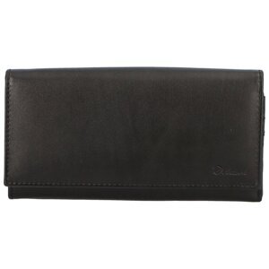Dámská kožená peněženka černá - Delami Grentta