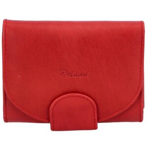 Dámská kožená peněženka červená - Delami Erlene