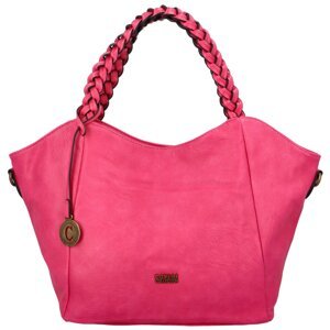 Dámská kabelka přes rameno fuchsiová - Coveri Aurora růžová