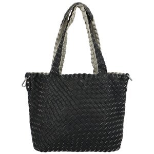 Dámská kabelka přes rameno černo/šedá - Paolo bags Ukina