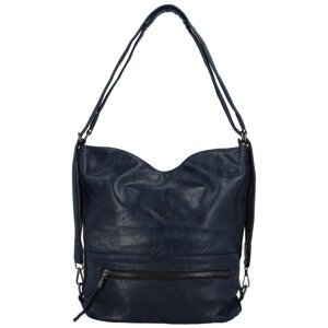 Dámský kabelko-batoh tmavě modrý - Romina & Co Bags Wolfe