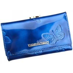 Dámská kožená peněženka modrá - Gregorio Juliass