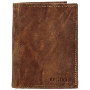 Pánská kožená peněženka světle hnědá - Bellugio Heliodor
