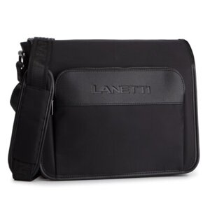 Pánské tašky Lanetti RM0887 Textilní materiál,Ekologická kůže