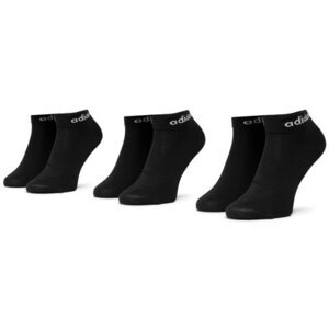 Ponožky ADIDAS Bs Ankle 3Pp CZ7524 r.43/46 Elastan,Polyamid,Polyester,Bavlna