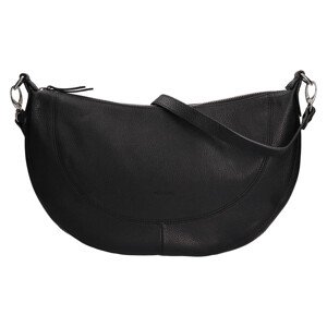 Dámská kožená kabelka přes rameno Katana Lilibet - černá