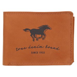 Pánská kožená peněženka Mustang Enet - koňak