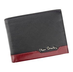 Pánská kožená peněženka Pierre Cardin Jack - černo-červená