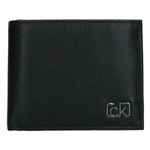 Pánská kožená peněženka Calvin Klein Brack - černá