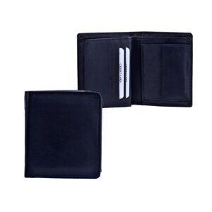 Pánská kožená černá peněženka TK-005