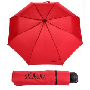Deštník skládací s.Oliver Fruit-Cocktail 70801SO100 tmavě červený
