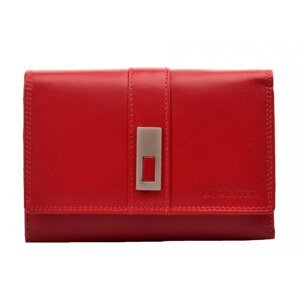 Kožená dámská peněženka 6022-F červená