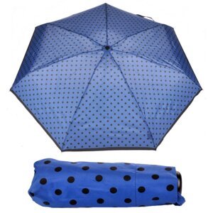 Dámský skládací deštník MINI Hit Micro Dots 710565PD - modrý