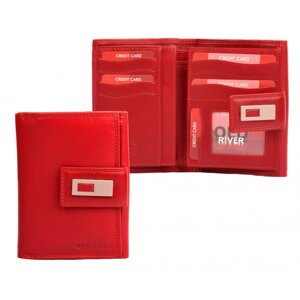 Dámská střední kožená peněženka 3062 červená
