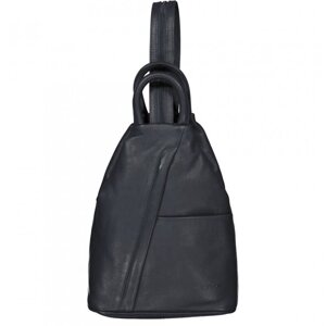 Dámský kožený batoh ET-0139 černý