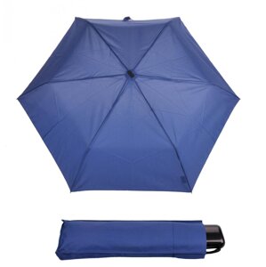 Skládací modrý deštník HIT MINI FLAT 722563-01 BLP