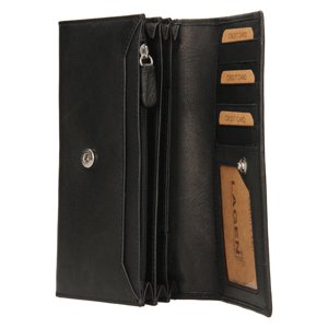 Dámská kožená peněženka V-25 E černá