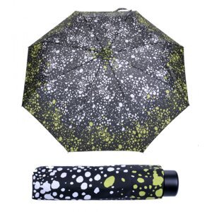 Deštník skládací Mini Hit 700065PCZ-26 černá + bílá + zelená