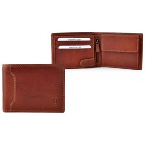 Pánská kožená peněženka 5208 ANDORA COGNAC