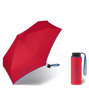 Dámský skládací deštník Ultra mini flat red 56403 červený