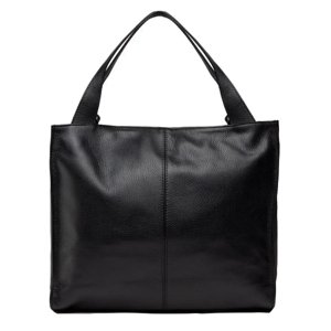 Dámská kožená kabelka na rameno ELISA 5456 černá