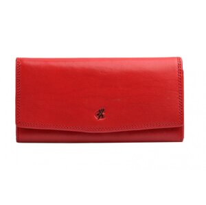 Dámská kožená červená peněženka 4466 KOMODO RED