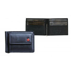 Pánská kožená peněženka dolarka s RFID Safe černá LBC-112
