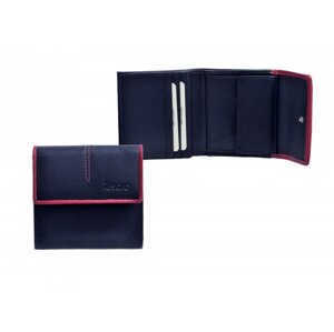 Dámská malá kožená peněženka 60980.02 černá + červená