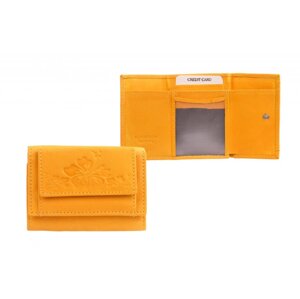 Dámská malá žlutá peněženka 7116-A YELLOW
