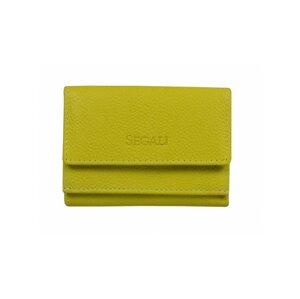 Malá kožená peněženka SEGALI SG-1756 žlutá