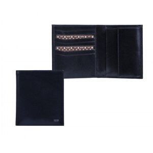Elegantní pánská kožená peněženka na výšku CENTRO černá 204399