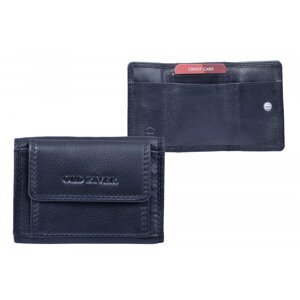 Malá kožená peněženka MW-101 černá