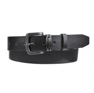 Pánský kožený černý pásek 9-60 85 cm