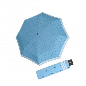 Dámský skládací deštník Fiber Mini Sailor 726465SL03-03 světle modrý