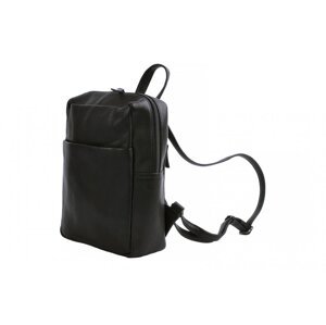 Malý kožený batoh LBR-272 černý