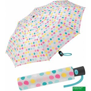 Dámský a dívčí vystřelovací deštník Mini AC Big Dots 56846 šedý