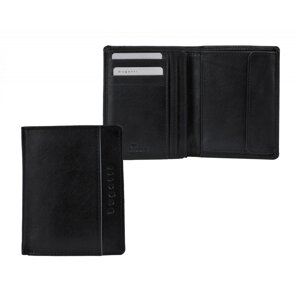 Pánská kožená peněženka na výšku černá 49133101