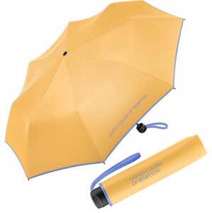 Dámský a dívčí skládací deštník Super Mini golden ceream 56261, žlutý